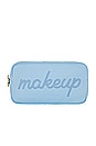 view 1 of 1 Periwinkle Makeup Embroidered Small Pouch in Periwinkle