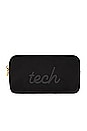 view 1 of 1 Noir Tech Embroidered Small Pouch in Noir