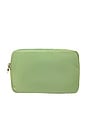 view 1 of 4 Medium Pouch in Sage Green in Pesto