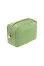 view 3 of 4 Medium Pouch in Sage Green in Pesto
