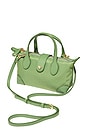 view 2 of 3 Micro Pouchette in Sage Green in Pesto