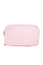 view 1 of 4 Double Zip Pouch in Preppy Pink