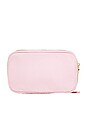 view 2 of 4 Double Zip Pouch in Preppy Pink