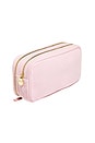 view 3 of 4 Double Zip Pouch in Preppy Pink