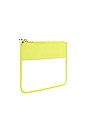 view 3 of 3 Classic Clear Flat Pouch in Lime