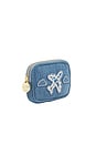 view 3 of 6 Micro Airplane Pouch in Medium Wash Denim