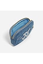 view 5 of 6 Micro Airplane Pouch in Medium Wash Denim