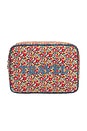view 1 of 8 BOLSA HAND EMBROIDERED TRAVEL LARGE POUCH in Betsy Ann