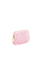 view 3 of 4 MICROBOLSITO MICRO POUCH in Pink Crochet