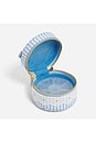 view 2 of 5 PASTILLERO CON ASA SUPERIOR TOP HANDLE PILL CASE in Provence Blue Stripe