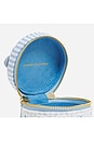 view 5 of 5 PASTILLERO CON ASA SUPERIOR TOP HANDLE PILL CASE in Provence Blue Stripe
