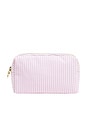 view 1 of 5 ESTUCHE PEQUEÑO SMALL POUCH in Garden Rose Stripe