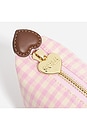 view 5 of 5 Pouchette in Rose Gingham