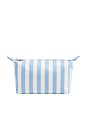 view 1 of 5 Small Pouchette in Periwinkle Stripes
