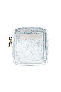 view 1 of 4 Clear Mini Pouch in Flower Field