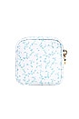 view 2 of 4 Clear Mini Pouch in Flower Field