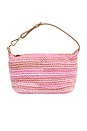 view 1 of 5 Mini Shoulder Bag in Beige & Pink