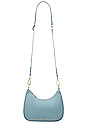 view 1 of 5 Curved Crossbody in Lake Blue