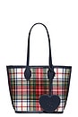 view 1 of 4 Mini Tote in Elevated Primary Plaid