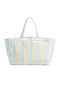 view 2 of 5 Large Everything Tote in Blue & White Stripe