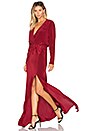 view 1 of 3 VESTIDO LARGO ALABAMA in Red