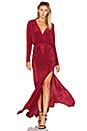 view 2 of 3 VESTIDO LARGO ALABAMA in Red
