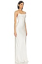 view 3 of 3 x REVOLVE Gatsby Gown in White