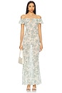 view 1 of 3 x REVOLVE Camille Maxi Dress in Teal Floral