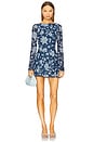 view 1 of 3 x REVOLVE Jenna Mini Dress in Blue Floral