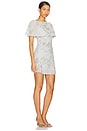 view 3 of 5 x REVOLVE Blaire Embroidered Mini Dress in Dusty Blue