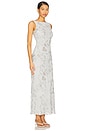 view 2 of 4 x REVOLVE Blaire Embroidered Maxi Dress in Dusty Blue