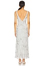 view 3 of 4 x REVOLVE Blaire Embroidered Maxi Dress in Dusty Blue