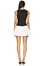 view 3 of 3 x REVOLVE Hannah Mini Dress in Black & White