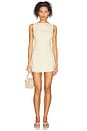 view 1 of 4 x REVOLVE Maggie Mini Dress in Butter Yellow Plaid