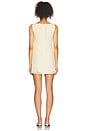 view 3 of 4 x REVOLVE Maggie Mini Dress in Butter Yellow Plaid