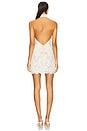 view 3 of 3 x REVOLVE Ollie Mini Dress in White