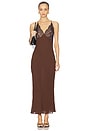 view 1 of 3 x REVOLVE Remi Slip Dress in Black & Brown