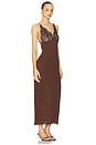 view 2 of 3 x REVOLVE Remi Slip Dress in Black & Brown