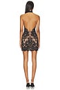 view 3 of 3 x REVOLVE Ollie Mini Dress in Black