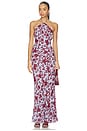 view 2 of 4 x REVOLVE Avery Gown in Blue & Red Floral