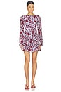 view 2 of 4 x REVOLVE Jenna Mini Dress in Blue & Red Floral