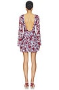 view 4 of 4 x REVOLVE Jenna Mini Dress in Blue & Red Floral