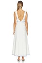view 3 of 4 ROBE AVA in White & Blue