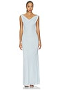 view 1 of 3 VESTIDO GAIA in Blue Mist