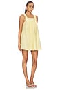 view 2 of 4 x REVOLVE Leah Voile Mini Dress in Baby Yellow