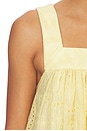 view 4 of 4 x REVOLVE Leah Voile Mini Dress in Baby Yellow