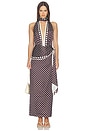 view 1 of 4 x REVOLVE Porsha Midi Dress in Brown & Ivory Dot