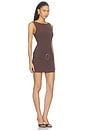 view 2 of 3 x REVOLVE Rhea Mini Dress in Chocolate Brown