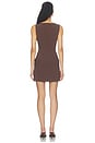 view 4 of 3 x REVOLVE Rhea Mini Dress in Chocolate Brown