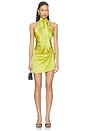 view 1 of 4 x REVOLVE Ellie Halter Mini Dress in Chartreuse